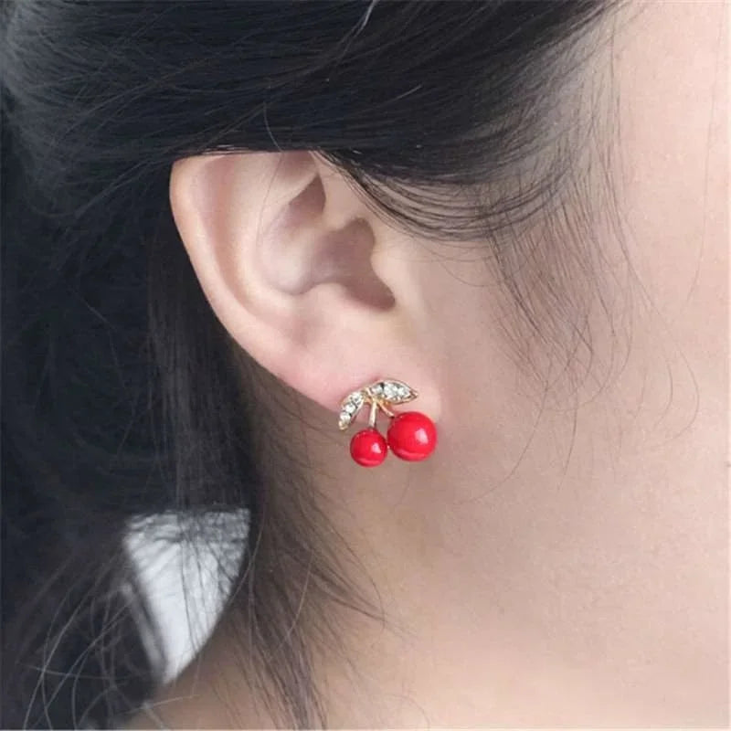 Boucles D'oreilles Pour Femme Cerise