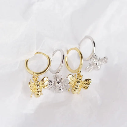 Boucles D'oreilles Abeille Simple