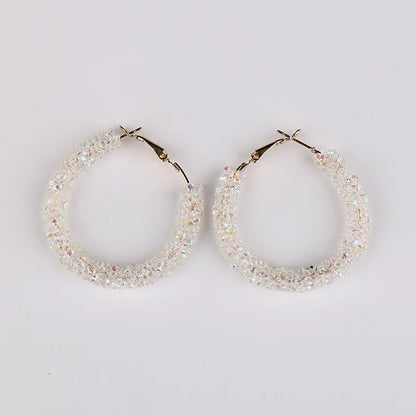 Boucles D'oreilles Paillettes Créoles