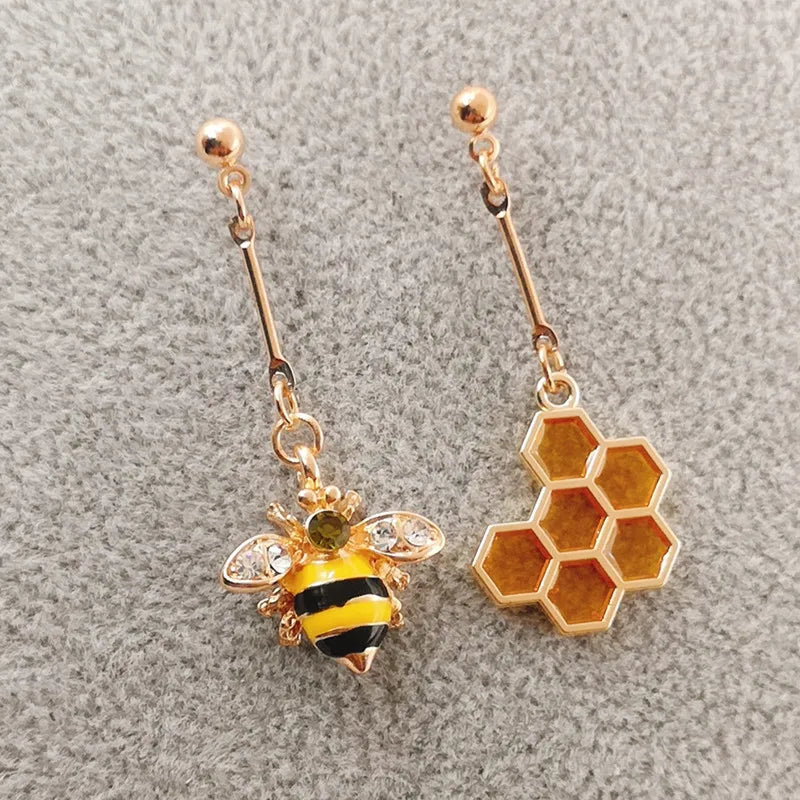 Boucles D'oreilles Nid D'abeille